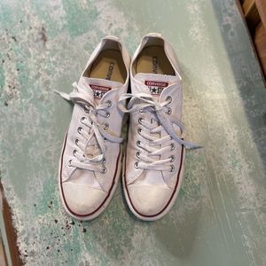 Men’s White Converse Size 10.5
